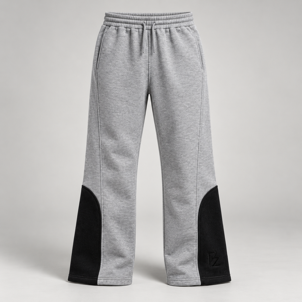 Barmeza Wide Leg Sweatpants — Gri