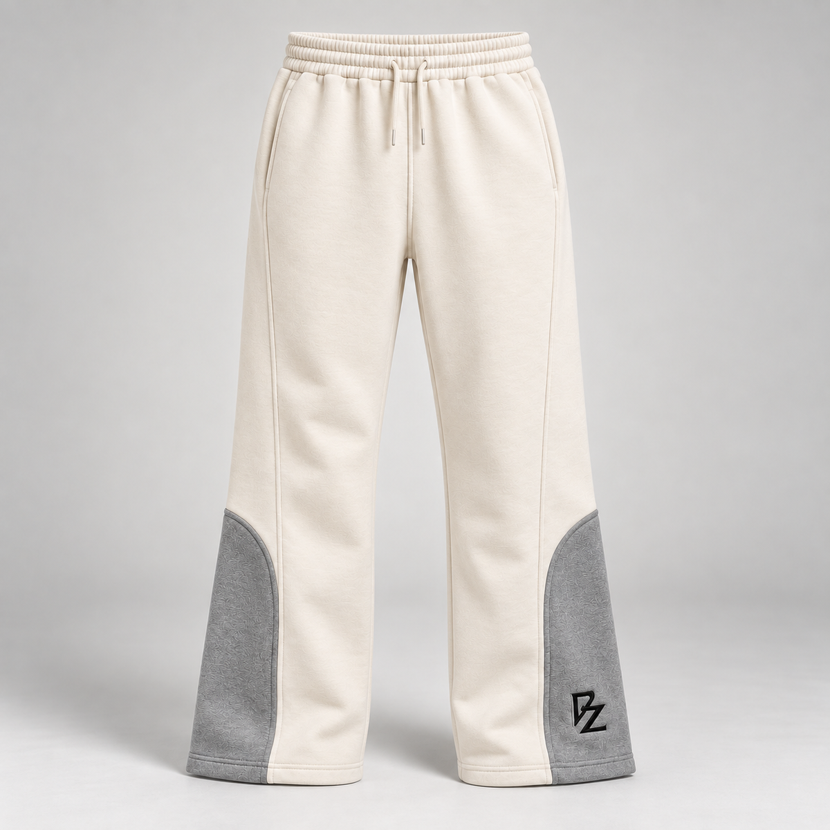 Barmeza Wide Leg Sweatpants — Ekru